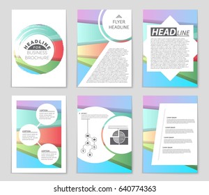 Abstract vector layout background set. For art template design, list, front page, mockup brochure theme style, banner, idea, cover, booklet, print, flyer, book, blank, card, ad, sign, sheet,, a4