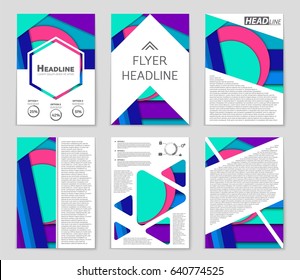 Abstract vector layout background set. For art template design, list, front page, mockup brochure theme style, banner, idea, cover, booklet, print, flyer, book, blank, card, ad, sign, sheet,, a4