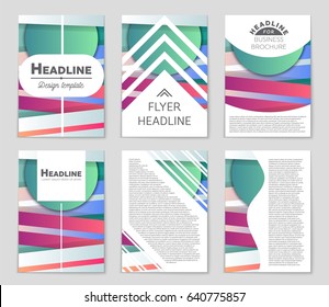 Abstract vector layout background set. For art template design, list, front page, mockup brochure theme style, banner, idea, cover, booklet, print, flyer, book, blank, card, ad, sign, sheet,, a4