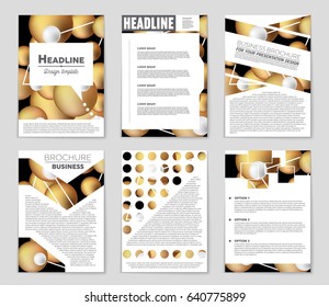 Abstract vector layout background set. For art template design, list, front page, mockup brochure theme style, banner, idea, cover, booklet, print, flyer, book, blank, card, ad, sign, sheet,, a4