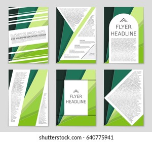 Abstract vector layout background set. For art template design, list, front page, mockup brochure theme style, banner, idea, cover, booklet, print, flyer, book, blank, card, ad, sign, sheet,, a4