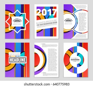 Abstract vector layout background set. For art template design, list, front page, mockup brochure theme style, banner, idea, cover, booklet, print, flyer, book, blank, card, ad, sign, sheet,, a4