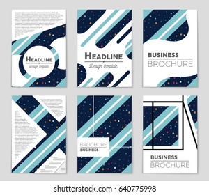 Abstract vector layout background set. For art template design, list, page, mockup brochure theme style, banner, idea, cover, booklet, print, flyer, book, blank, card, ad, sign, sheet,, a4