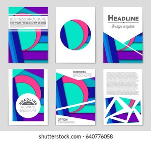 Abstract vector layout background set. For art template design, list, front page, mockup brochure theme style, banner, idea, cover, booklet, print, flyer, book, blank, card, ad, sign, sheet,, a4
