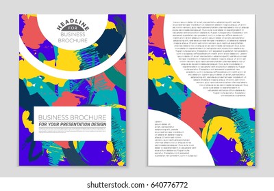 Abstract vector layout background set. For art template design, list, front page, mockup brochure theme style, banner, idea, cover, booklet, print, flyer, book, blank, card, ad, sign, sheet,, a4