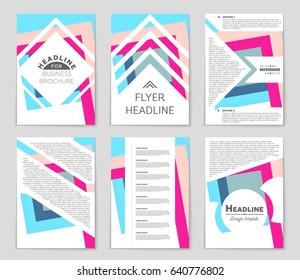 Abstract vector layout background set. For art template design, list, front page, mockup brochure theme style, banner, idea, cover, booklet, print, flyer, book, blank, card, ad, sign, sheet,, a4