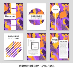 Abstract vector layout background set. For art template design, list, front page, mockup brochure theme style, banner, idea, cover, booklet, print, flyer, book, blank, card, ad, sign, sheet,, a4.