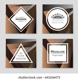 Abstract vector layout background set. For art template design, list, front page, mockup brochure theme style, banner, idea, cover, booklet, print, flyer, book, blank, card, ad, sign, sheet,, a4