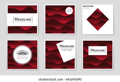 Abstract vector layout background set. For art template design, list, page, mockup brochure theme style, banner, idea, cover, booklet, print, flyer, book, blank, card, ad, sign, sheet,, a4.