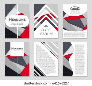 Abstract vector layout background set. For art template design, list, front page, mockup brochure theme style, banner, idea, cover, booklet, print, flyer, book, blank, card, ad, sign, sheet,, a4