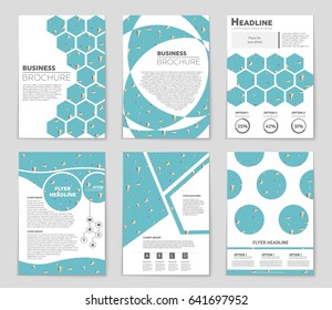 Abstract vector layout background set. For art template design, list, front page, mockup brochure theme style, banner, idea, cover, booklet, print, flyer, book, blank, card, ad, sign, sheet,, a4