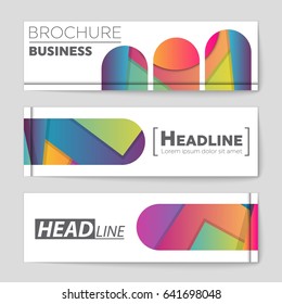 Abstract vector layout background set. For art template design, list, front page, mockup brochure theme style, banner, idea, cover, booklet, print, flyer, book, blank, card, ad, sign, sheet,, a4