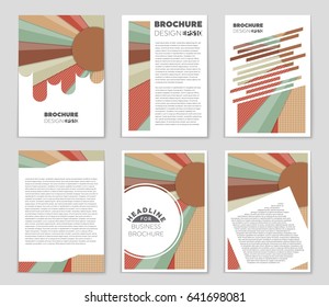 Abstract vector layout background set. For art template design, list, front page, mockup brochure theme style, banner, idea, cover, booklet, print, flyer, book, blank, card, ad, sign, sheet,, a4