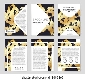 Abstract vector layout background set. For art template design, list, front page, mockup brochure theme style, banner, idea, cover, booklet, print, flyer, book, blank, card, ad, sign, sheet,, a4