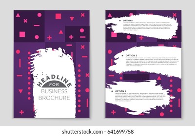 Abstract vector layout background set. For art template design, list, front page, mockup brochure theme style, banner, idea, cover, booklet, print, flyer, book, blank, card, ad, sign, sheet,, a4