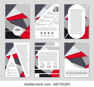 Abstract vector layout background set. For art template design, list, front page, mockup brochure theme style, banner, idea, cover, booklet, print, flyer, book, blank, card, ad, sign, sheet,, a4