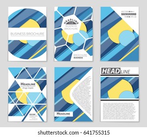 Abstract vector layout background set. For art template design, list, front page, mockup brochure theme style, banner, idea, cover, booklet, print, flyer, book, blank, card, ad, sign, sheet,, a4