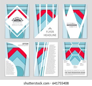 Abstract vector layout background set. For art template design, list, front page, mockup brochure theme style, banner, idea, cover, booklet, print, flyer, book, blank, card, ad, sign, sheet,, a4