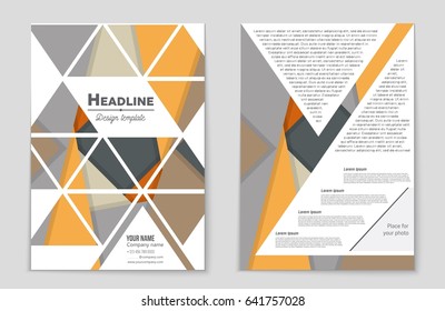 Abstract vector layout background set. For art template design, list, front page, mockup brochure theme style, banner, idea, cover, booklet, print, flyer, book, blank, card, ad, sign, sheet,, a4
