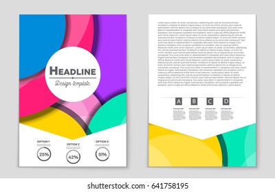 Abstract vector layout background set. For art template design, list, front page, mockup brochure theme style, banner, idea, cover, booklet, print, flyer, book, blank, card, ad, sign, sheet,, a4