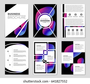 Abstract vector layout background set. For art template design, list, front page, mockup brochure theme style, banner, idea, cover, booklet, print, flyer, book, blank, card, ad, sign, sheet,, a4