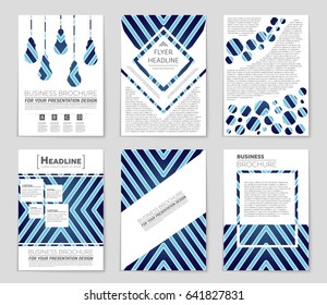 Abstract vector layout background set. For art template design, list, front page, mockup brochure theme style, banner, idea, cover, booklet, print, flyer, book, blank, card, ad, sign, sheet,, a4
