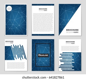 Abstract vector layout background set. For art template design, list, front page, mockup brochure theme style, banner, idea, cover, booklet, print, flyer, book, blank, card, ad, sign, sheet,, a4