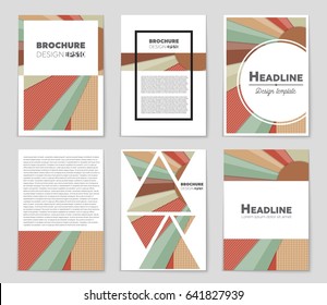 Abstract vector layout background set. For art template design, list, front page, mockup brochure theme style, banner, idea, cover, booklet, print, flyer, book, blank, card, ad, sign, sheet,, a4