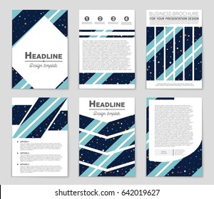 Abstract vector layout background set. For art template design, list, page, mockup brochure theme style, banner, idea, cover, booklet, print, flyer, book, blank, card, ad, sign, sheet,, a4