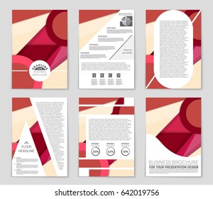 Abstract vector layout background set. For art template design, list, front page, mockup brochure theme style, banner, idea, cover, booklet, print, flyer, book, blank, card, ad, sign, sheet,, a4