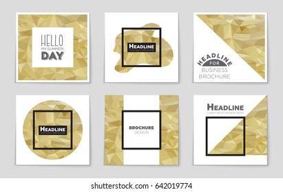 Abstract vector layout background set. For art template design, list, page, mockup brochure theme style, banner, idea, cover, booklet, print, flyer, book, blank, card, ad, sign, sheet,, a4.