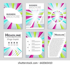 Abstract vector layout background set. For art template design, list, page, mockup brochure theme style, banner, idea, cover, booklet, print, flyer, book, blank, card, ad, sign, sheet,, a4