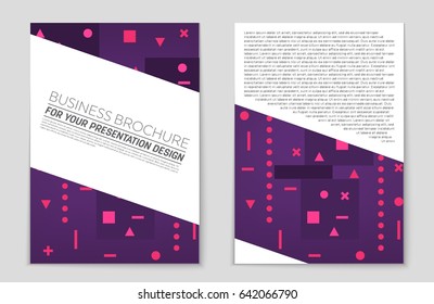 Abstract vector layout background set. For art template design, list, front page, mockup brochure theme style, banner, idea, cover, booklet, print, flyer, book, blank, card, ad, sign, sheet,, a4