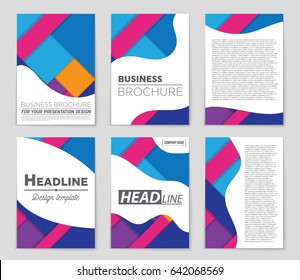 Abstract vector layout background set. For art template design, list, front page, mockup brochure theme style, banner, idea, cover, booklet, print, flyer, book, blank, card, ad, sign, sheet,, a4