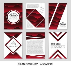 Abstract vector layout background set. For art template design, list, page, mockup brochure theme style, banner, idea, cover, booklet, print, flyer, book, blank, card, ad, sign, sheet,, a4.