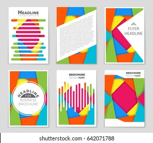 Abstract vector layout background set. For art template design, list, front page, mockup brochure theme style, banner, idea, cover, booklet, print, flyer, book, blank, card, ad, sign, sheet,, a4