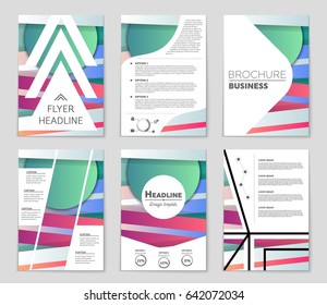 Abstract vector layout background set. For art template design, list, front page, mockup brochure theme style, banner, idea, cover, booklet, print, flyer, book, blank, card, ad, sign, sheet,, a4