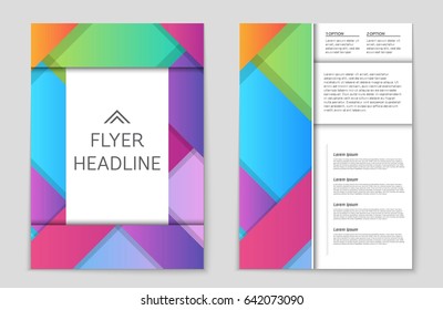 Abstract vector layout background set. For art template design, list, front page, mockup brochure theme style, banner, idea, cover, booklet, print, flyer, book, blank, card, ad, sign, sheet,, a4