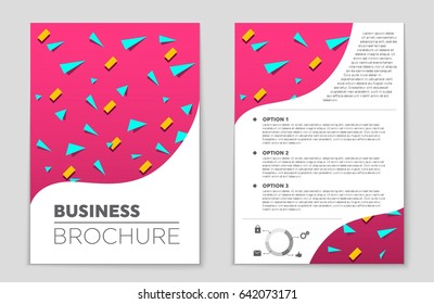 Abstract vector layout background set. For art template design, list, front page, mockup brochure theme style, banner, idea, cover, booklet, print, flyer, book, blank, card, ad, sign, sheet,, a4