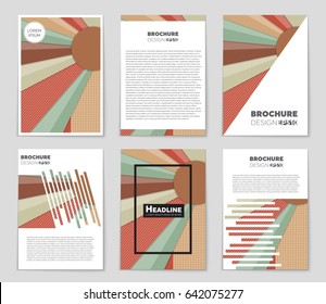Abstract vector layout background set. For art template design, list, front page, mockup brochure theme style, banner, idea, cover, booklet, print, flyer, book, blank, card, ad, sign, sheet,, a4
