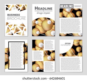 Abstract vector layout background set. For art template design, list, front page, mockup brochure theme style, banner, idea, cover, booklet, print, flyer, book, blank, card, ad, sign, sheet,, a4