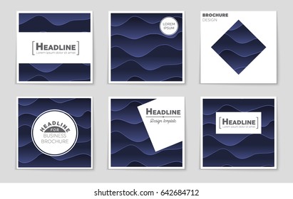 Abstract vector layout background set. For art template design, list, page, mockup brochure theme style, banner, idea, cover, booklet, print, flyer, book, blank, card, ad, sign, sheet,, a4.