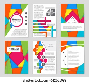 Abstract vector layout background set. For art template design, list, front page, mockup brochure theme style, banner, idea, cover, booklet, print, flyer, book, blank, card, ad, sign, sheet,, a4