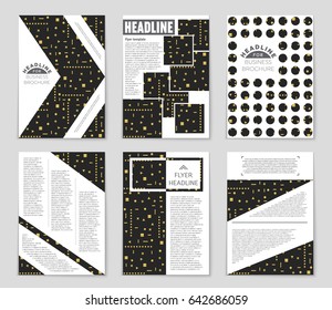 Abstract vector layout background set. For art template design, list, front page, mockup brochure theme style, banner, idea, cover, booklet, print, flyer, book, blank, card, ad, sign, sheet,, a4