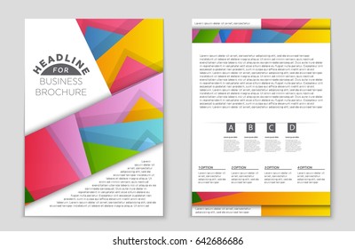 Abstract vector layout background set. For art template design, list, front page, mockup brochure theme style, banner, idea, cover, booklet, print, flyer, book, blank, card, ad, sign, sheet,, a4