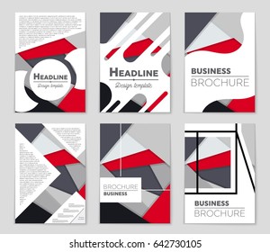 Abstract vector layout background set. For art template design, list, front page, mockup brochure theme style, banner, idea, cover, booklet, print, flyer, book, blank, card, ad, sign, sheet,, a4