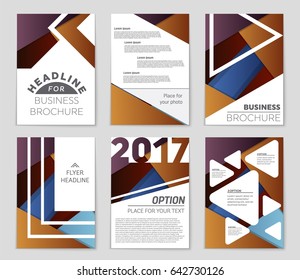 Abstract vector layout background set. For art template design, list, front page, mockup brochure theme style, banner, idea, cover, booklet, print, flyer, book, blank, card, ad, sign, sheet,, a4