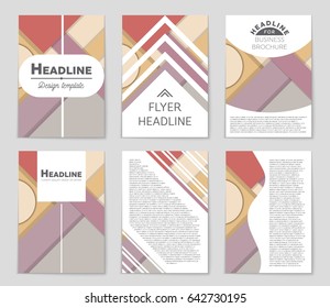 Abstract vector layout background set. For art template design, list, front page, mockup brochure theme style, banner, idea, cover, booklet, print, flyer, book, blank, card, ad, sign, sheet,, a4