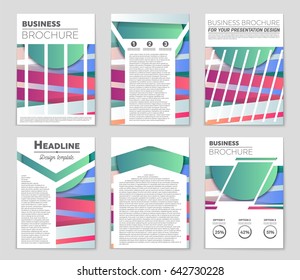 Abstract vector layout background set. For art template design, list, front page, mockup brochure theme style, banner, idea, cover, booklet, print, flyer, book, blank, card, ad, sign, sheet,, a4