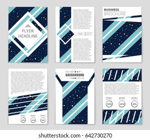 Abstract vector layout background set. For art template design, list, page, mockup brochure theme style, banner, idea, cover, booklet, print, flyer, book, blank, card, ad, sign, sheet,, a4
